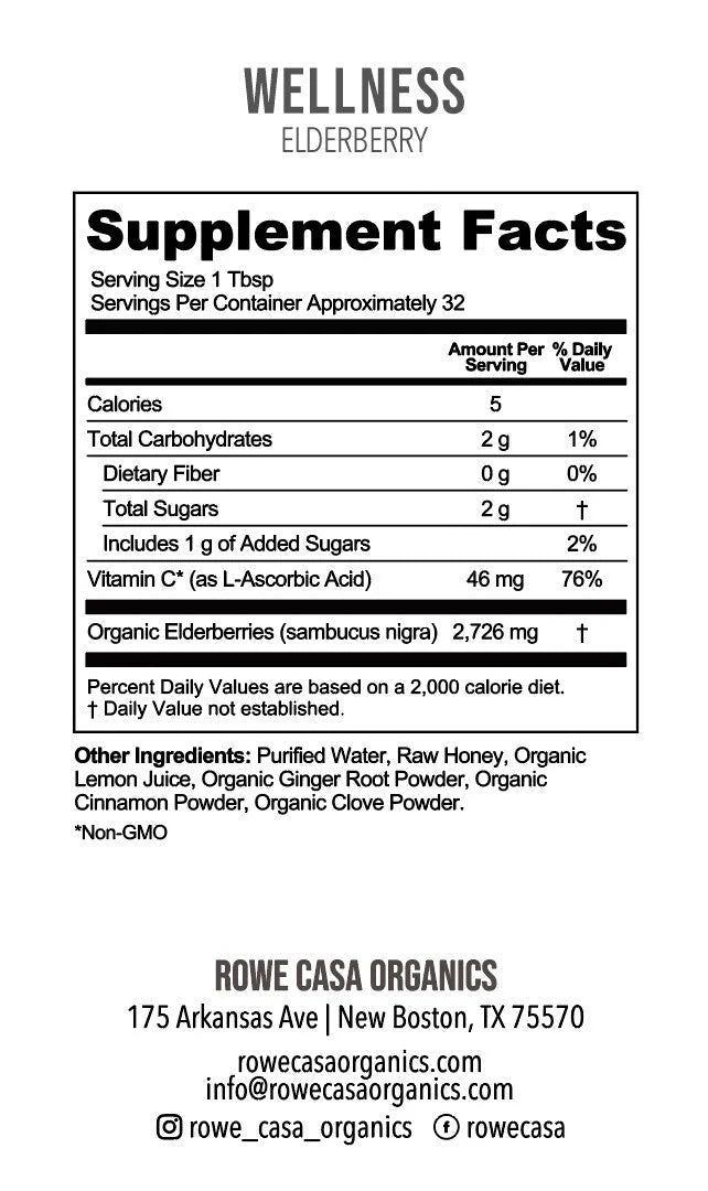 Elderberry Immune Support | 16 Oz